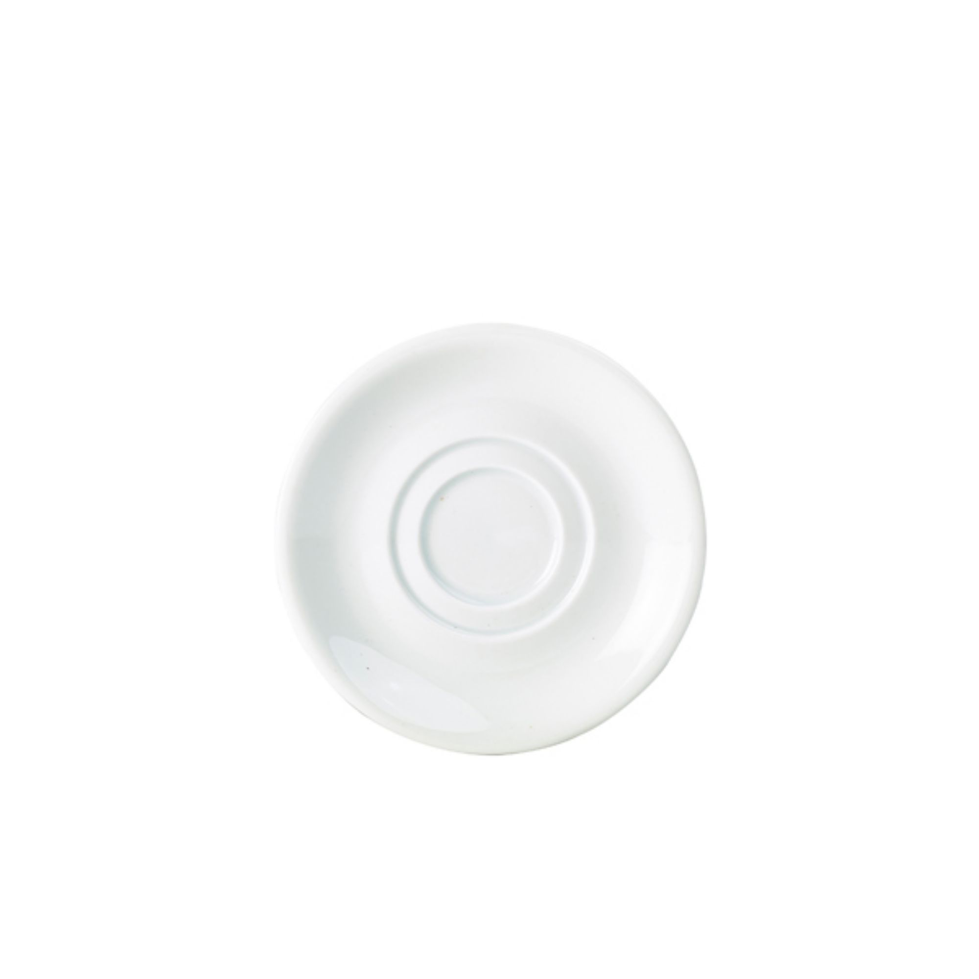Picture of Genware Porcelain Double Well Saucer 15cm/6" - 162115