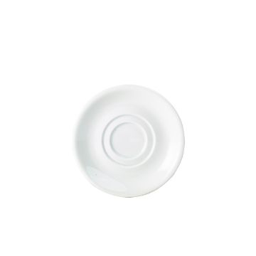 Show details for Genware Porcelain Double Well Saucer 15cm/ 6" - Pack of 6 - 162115 Picture of Genware Porcelain Double Well Saucer 15cm/ 6" - Pack of 6 - 162115