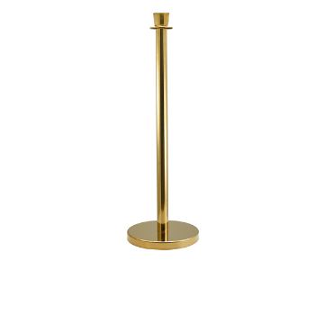 Show details for Genware Brass Plated Barrier Post - Pack of 2 - BP-RPEBP Picture of Genware Brass Plated Barrier Post - Pack of 2 - BP-RPEBP