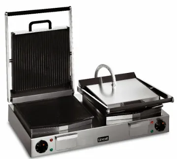 Show details for Lincat Lynx 400 Electric Counter-top Twin Ribbed Grill - Ribbed Upper & Smooth Lower Plates - W 623 mm - 4.5 kW - LRG2 Picture of Lincat Lynx 400 Electric Counter-top Twin Ribbed Grill - Ribbed Upper & Smooth Lower Plates - W 623 mm - 4.5 kW - LRG2