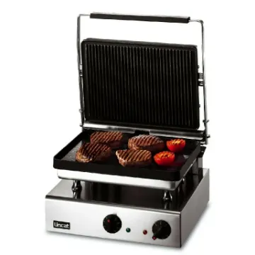Show details for Lincat Lynx 400 Electric Counter-top Heavy Duty Ribbed Grill - Ribbed Upper & Smooth Lower Plates - W 395 mm - 3.0 kW - GG1R Picture of Lincat Lynx 400 Electric Counter-top Heavy Duty Ribbed Grill - Ribbed Upper & Smooth Lower Plates - W 395 mm - 3.0 kW - GG1R