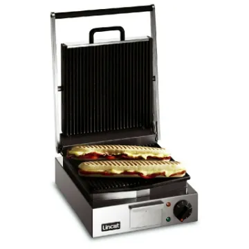 Show details for Lincat Lynx 400 Electric Counter-top Single Panini Grill - Ribbed Upper & Lower Plates - W 310 mm - 2.25 kW - LPG Picture of Lincat Lynx 400 Electric Counter-top Single Panini Grill - Ribbed Upper & Lower Plates - W 310 mm - 2.25 kW - LPG