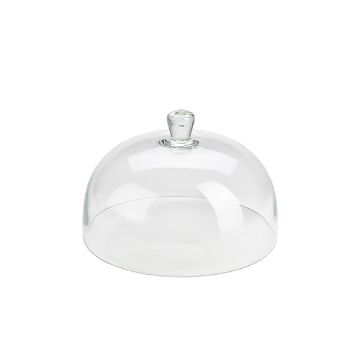 Show details for Glass Cake Stand Cover 29.8 x 19cm - GCC30 Picture of Glass Cake Stand Cover 29.8 x 19cm - GCC30