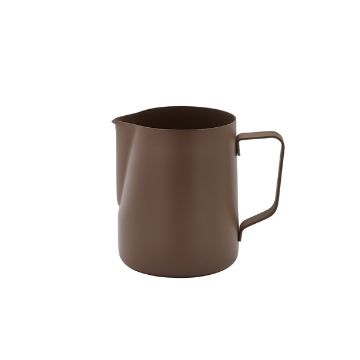 Show details for Non-Stick Brown Milk Jug 600ml/ 20oz - MJ20BR Picture of Non-Stick Brown Milk Jug 600ml/ 20oz - MJ20BR