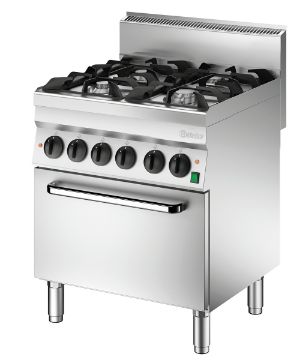 Show details for Gas stove 650, W700, 4BR, elO - 1151243 Picture of Gas stove 650, W700, 4BR, elO - 1151243