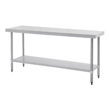 Show details for Vogue Stainless Steel Prep Table 1800mm - T378 Picture of Vogue Stainless Steel Prep Table 1800mm - T378