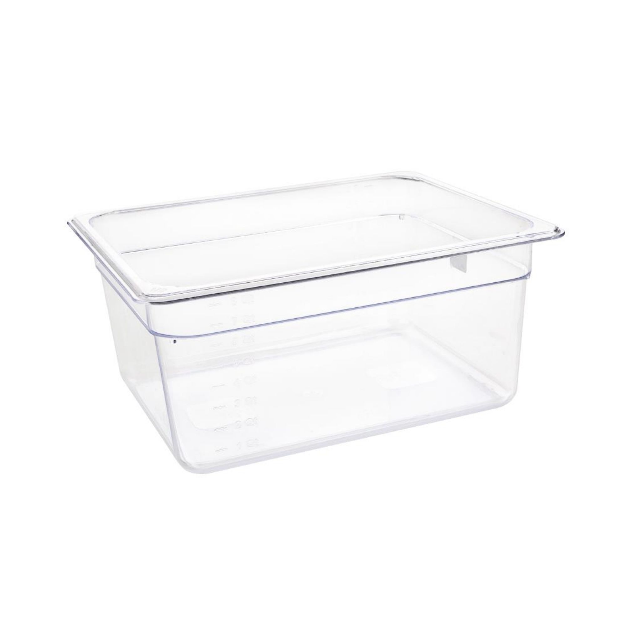 Picture of Vogue Polycarbonate 1/2 Gastronorm Container 150mm Clear - U230
