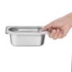 Picture of Vogue Stainless Steel 1/9 Gastronorm Tray 65mm - K824