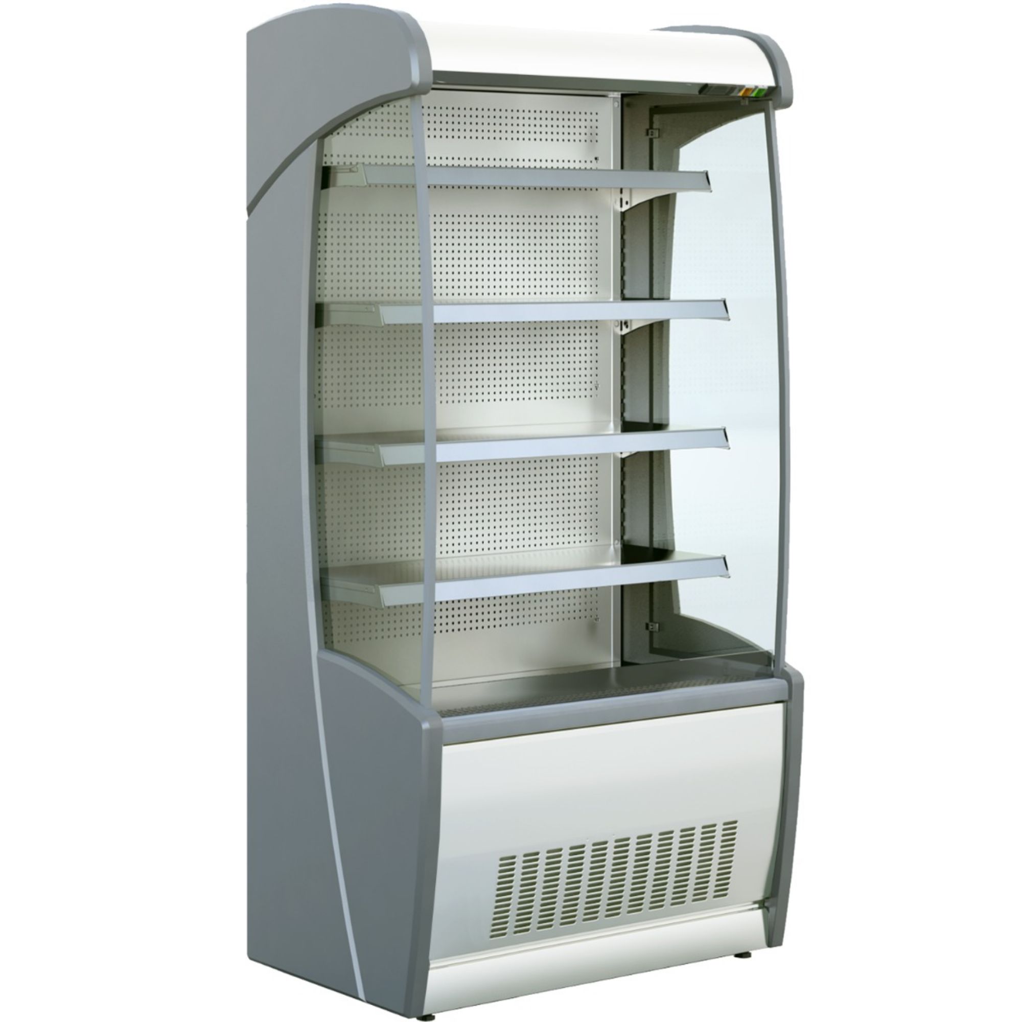 Picture of PESSOA850 SS 625 FV LC Stainless Steel Tiered Display 705MM Wide - PESSOA620 WH 705 FV LC