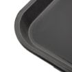 Picture of Olympia Kristallon Polypropylene Rectangular Non-Slip Tray Black 405mm - GM238