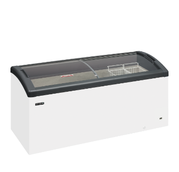 Show details for Tefcold FOCUS 171 GREY  Sliding Curved Glass Lid Chest Freezer - FOCUS 171 GREY OG Picture of Tefcold FOCUS 171 GREY  Sliding Curved Glass Lid Chest Freezer - FOCUS 171 GREY OG