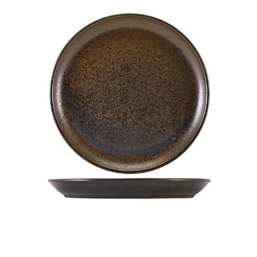 Show details for Terra Porcelain Black Coupe Plate 27.5cm - Pack of 6 - CP-PBK27 Picture of Terra Porcelain Black Coupe Plate 27.5cm - Pack of 6 - CP-PBK27