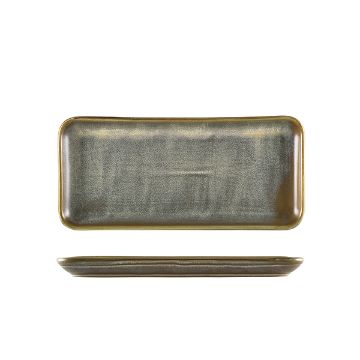 Show details for Terra Porcelain Matt Grey Narrow Rectangular Platter 27 x 12.5cm - Pack of 6 - NR-PMG27 Picture of Terra Porcelain Matt Grey Narrow Rectangular Platter 27 x 12.5cm - Pack of 6 - NR-PMG27