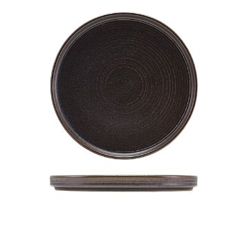 Show details for Terra Porcelain Black Low Presentation Plate 25cm - Pack of 6 - LP-PBK25 Picture of Terra Porcelain Black Low Presentation Plate 25cm - Pack of 6 - LP-PBK25