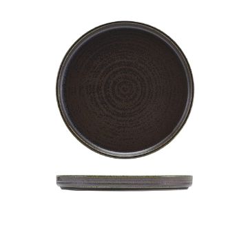 Show details for Terra Porcelain Black Low Presentation Plate 21cm - Pack of 6 - LP-PBK21 Picture of Terra Porcelain Black Low Presentation Plate 21cm - Pack of 6 - LP-PBK21