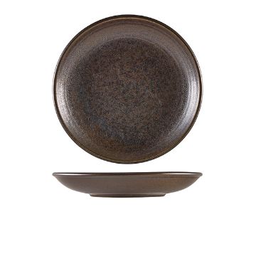 Show details for Terra Porcelain Black Deep Coupe Plate 25cm - Pack of 6 - DC-PBK25 Picture of Terra Porcelain Black Deep Coupe Plate 25cm - Pack of 6 - DC-PBK25