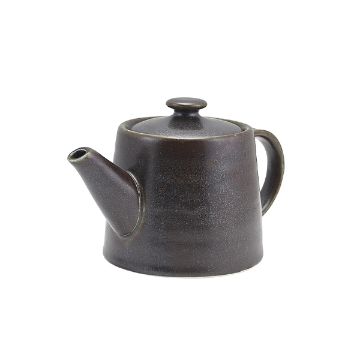 Show details for Terra Porcelain Black Teapot 50cl/ 17.6oz - Pack of 6 - TP-PBK50 Picture of Terra Porcelain Black Teapot 50cl/ 17.6oz - Pack of 6 - TP-PBK50