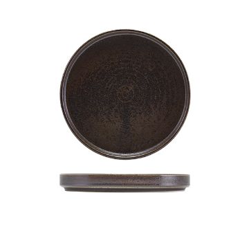 Show details for Terra Porcelain Black Low Presentation Plate 18cm - Pack of 6 - LP-PBK18 Picture of Terra Porcelain Black Low Presentation Plate 18cm - Pack of 6 - LP-PBK18