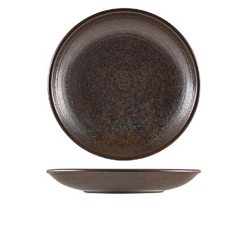 Show details for Terra Porcelain Black Deep Coupe Plate 28cm - Pack of 3 - DC-PBK28 Picture of Terra Porcelain Black Deep Coupe Plate 28cm - Pack of 3 - DC-PBK28