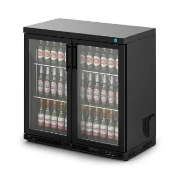 Show details for IMC Ventus V90 Double Glass Bottle Cooler Black - F76/250/B Picture of IMC Ventus V90 Double Glass Bottle Cooler Black - F76/250/B