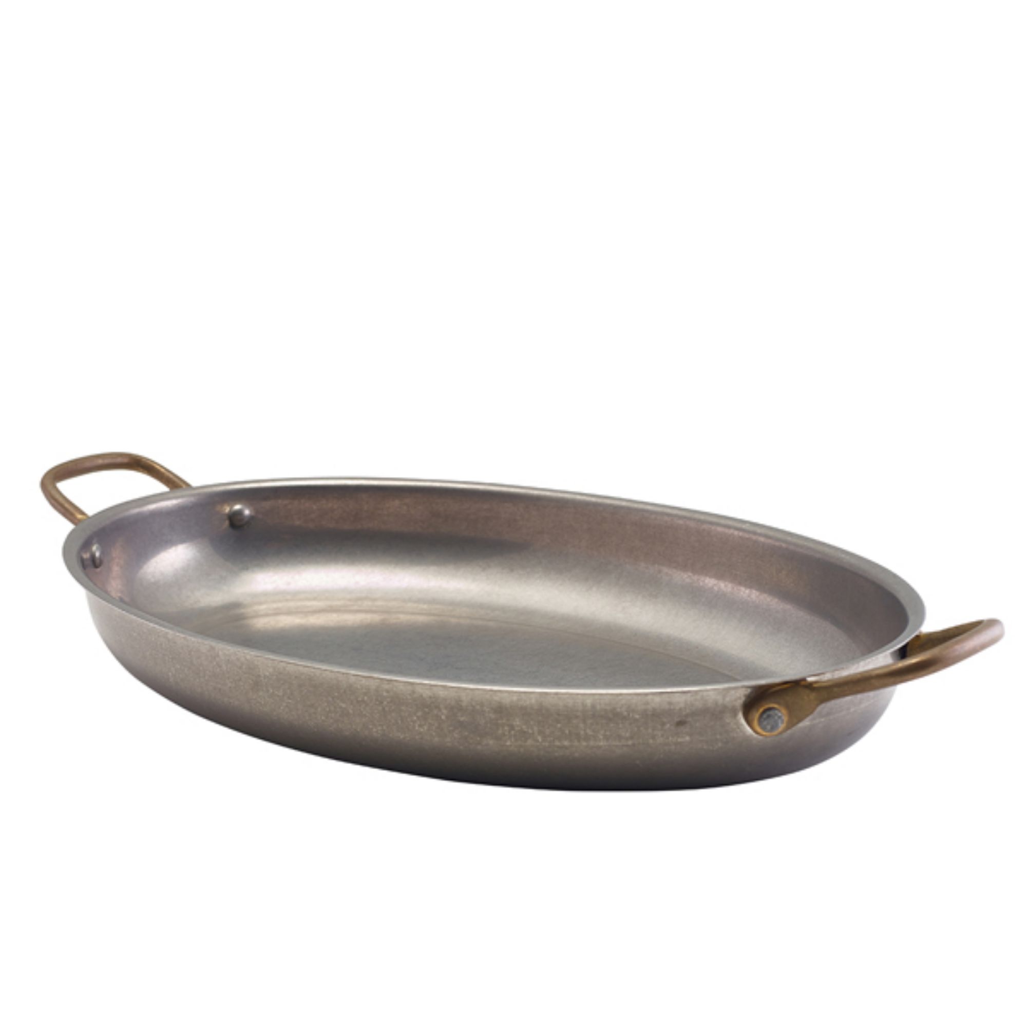Picture of GenWare Vintage Steel Oval Dish 34 x 23cm - SSD34V