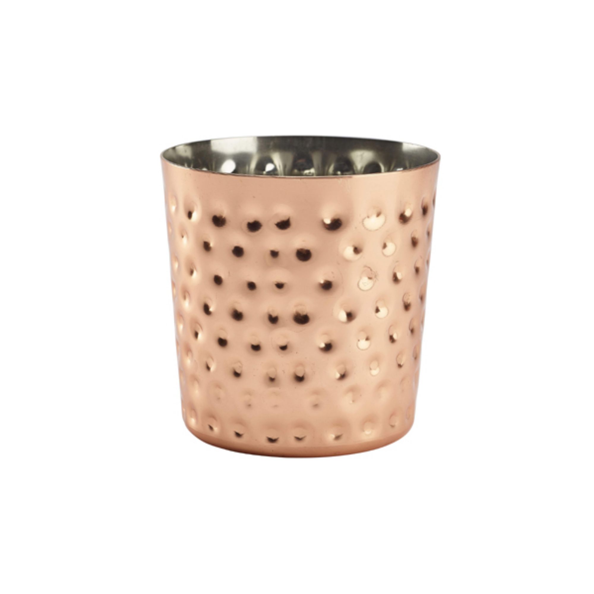 Picture of Hammered Copper Plated Serving Cup 8.5 x 8.5cm - SVH8C