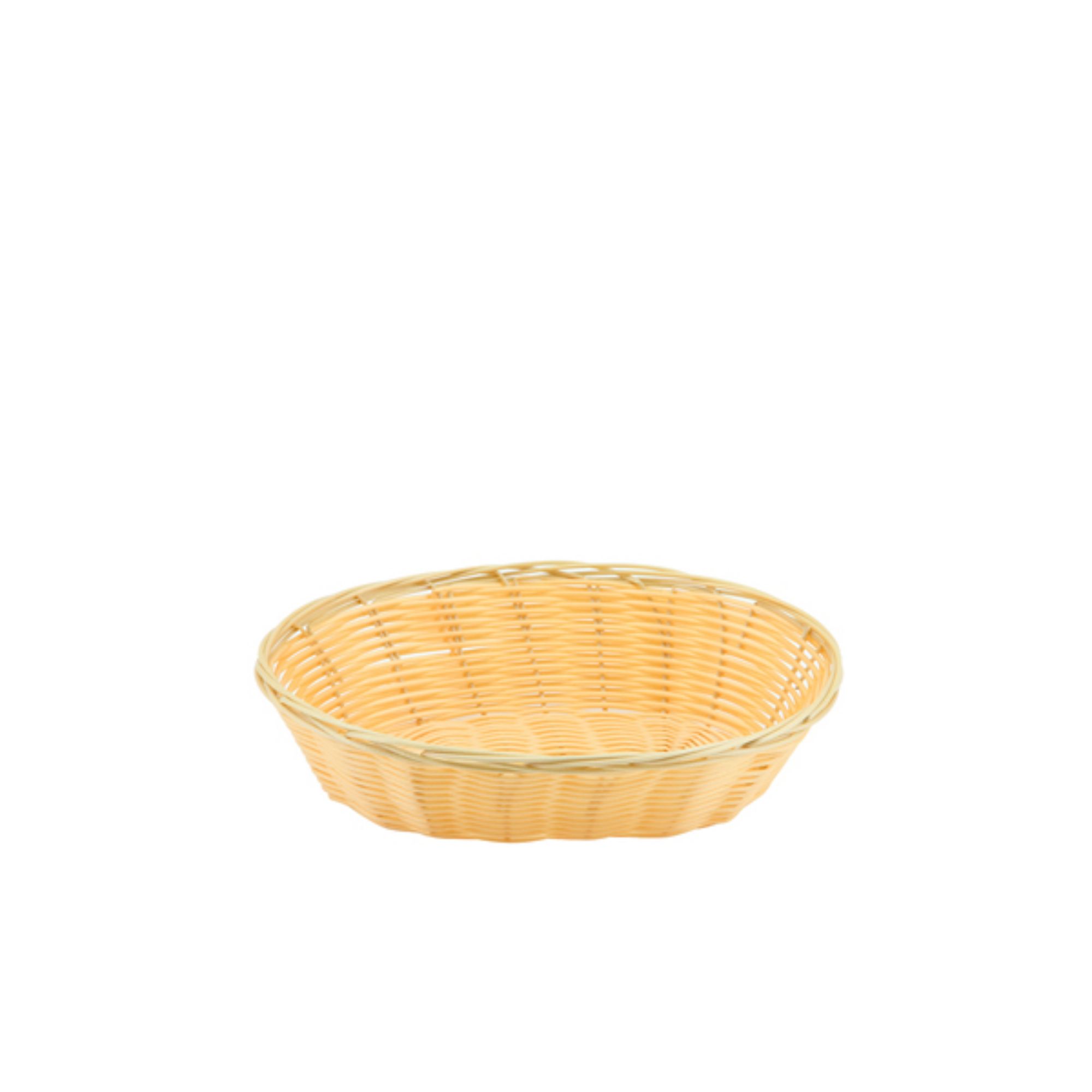 Picture of Oval  Polywicker Basket 9"X6"X2.25" - PWB-9OV