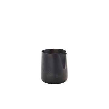 Show details for GenWare Black Vintage Steel Jug 15cl/ 5oz - Pack of 12 - SJG5BKV Picture of GenWare Black Vintage Steel Jug 15cl/ 5oz - Pack of 12 - SJG5BKV