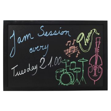 Show details for Wall Chalk Board 60 x 80cm  Black - WBW-BL-60-80 Picture of Wall Chalk Board 60 x 80cm  Black - WBW-BL-60-80