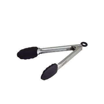 Show details for St/St Locking Tongs with Silicone Tip 23cm/ 9" - STT-9S Picture of St/St Locking Tongs with Silicone Tip 23cm/ 9" - STT-9S