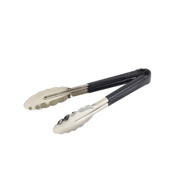 Show details for Genware Colour Coded St/St. Tong 31cm Black - CCT31BK Picture of Genware Colour Coded St/St. Tong 31cm Black - CCT31BK