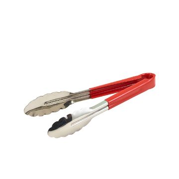 Show details for Genware Colour Coded St/St. Tong 31cm Red - CCT31R Picture of Genware Colour Coded St/St. Tong 31cm Red - CCT31R
