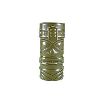 Show details for Genware Green Tiki Mug 40cl/ 14oz - Pack of 4 - TKM400GR Picture of Genware Green Tiki Mug 40cl/ 14oz - Pack of 4 - TKM400GR