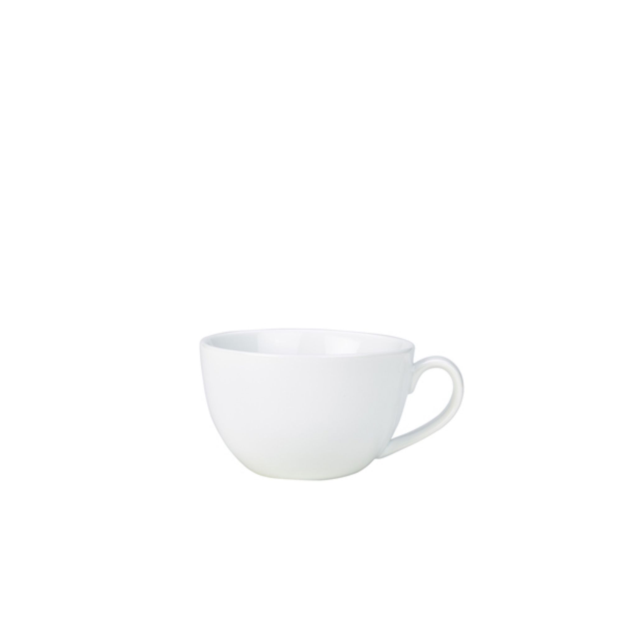 Picture of Genware Porcelain Bowl Shaped Cup 17.5cl/6oz - 322118