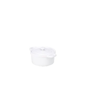 Show details for Genware Porcelain Covered Mini Casserole Dish 10.5cm/ 4" - Pack of 6 - MC10-W Picture of Genware Porcelain Covered Mini Casserole Dish 10.5cm/ 4" - Pack of 6 - MC10-W