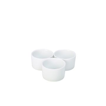 Show details for Genware Porcelain Contemporary Smooth Ramekin 8cm/ 3" - Pack of 6 - RAMCON8-W Picture of Genware Porcelain Contemporary Smooth Ramekin 8cm/ 3" - Pack of 6 - RAMCON8-W