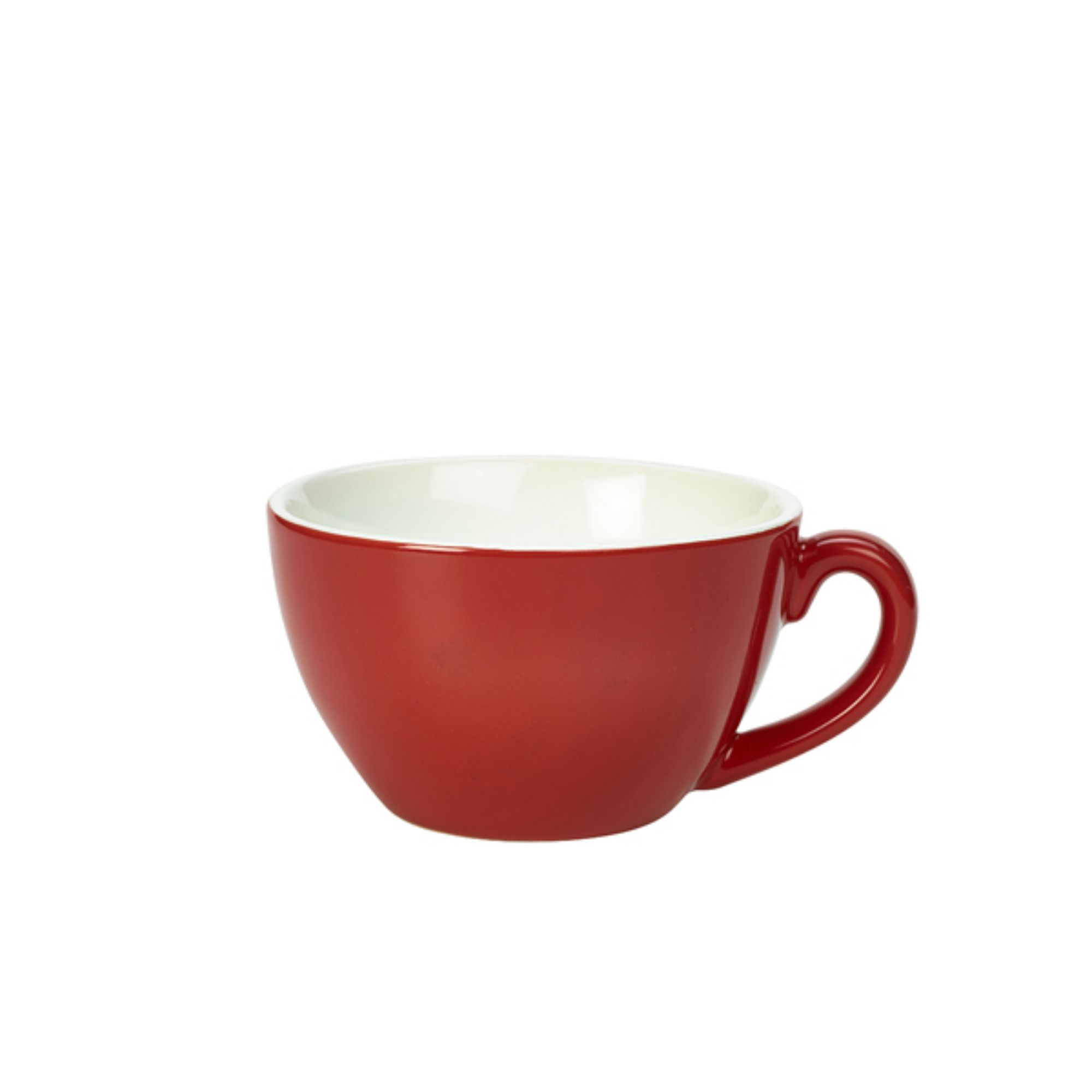 Picture of Genware Porcelain Red Bowl Shaped Cup 34cl/12oz - 322134R