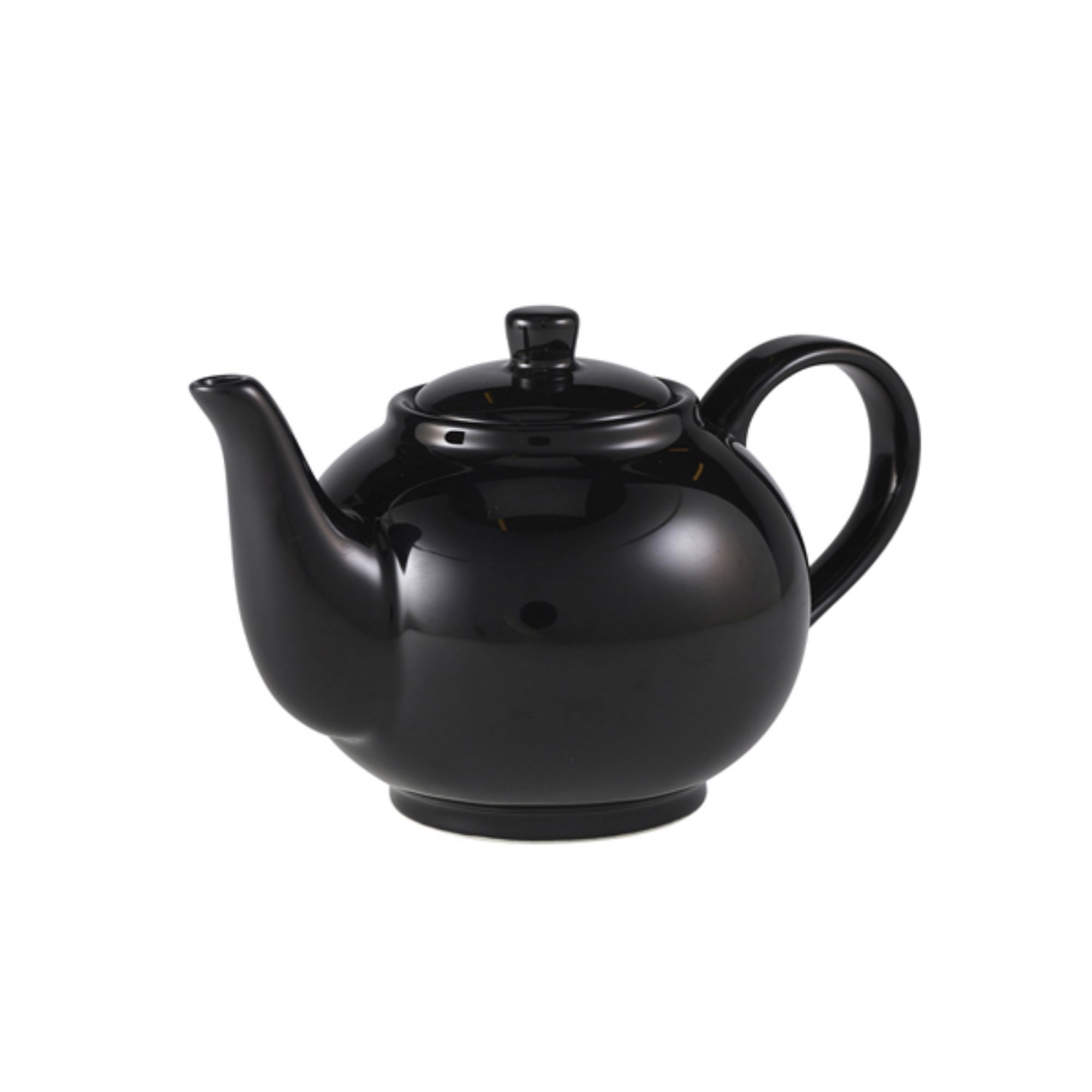 Picture of Genware Porcelain Black Teapot 45cl/15.75oz - 393945BK