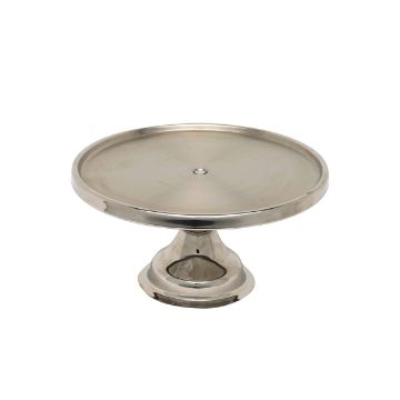 Show details for Genware S/St. Cake Stand 13"Dia.6.5" High - CSHB Picture of Genware S/St. Cake Stand 13"Dia.6.5" High - CSHB