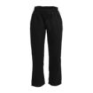 Picture of Whites Vegas Chef Trousers Polycotton Black M (5 Pack) - SA825