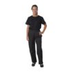 Picture of Whites Vegas Chef Trousers Polycotton Black M (5 Pack) - SA825