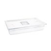 Picture of Vogue Polycarbonate 1/1 Gastronorm Container 100mm Clear - U225