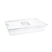 Picture of Vogue Polycarbonate 1/1 Gastronorm Container 100mm Clear - U225