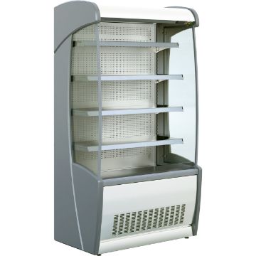 Show details for PESSOA850 SS 806 FV LC Stainless Steel Tiered Display 886MM Wide - PESSOA620 WH 886 FV LC Picture of PESSOA850 SS 806 FV LC Stainless Steel Tiered Display 886MM Wide - PESSOA620 WH 886 FV LC