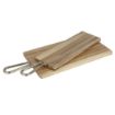 Picture of Olympia Rectangular Paddle Board Acacia Wood With Metal Handle 575x152mm - HX391