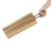 Picture of Olympia Rectangular Paddle Board Acacia Wood With Metal Handle 575x152mm - HX391