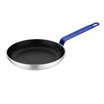 Show details for Hygiplas Aluminium Non-stick Teflon Platinum Plus Frying Pan with Blue Handle 24cm - HT971 Picture of Hygiplas Aluminium Non-stick Teflon Platinum Plus Frying Pan with Blue Handle 24cm - HT971