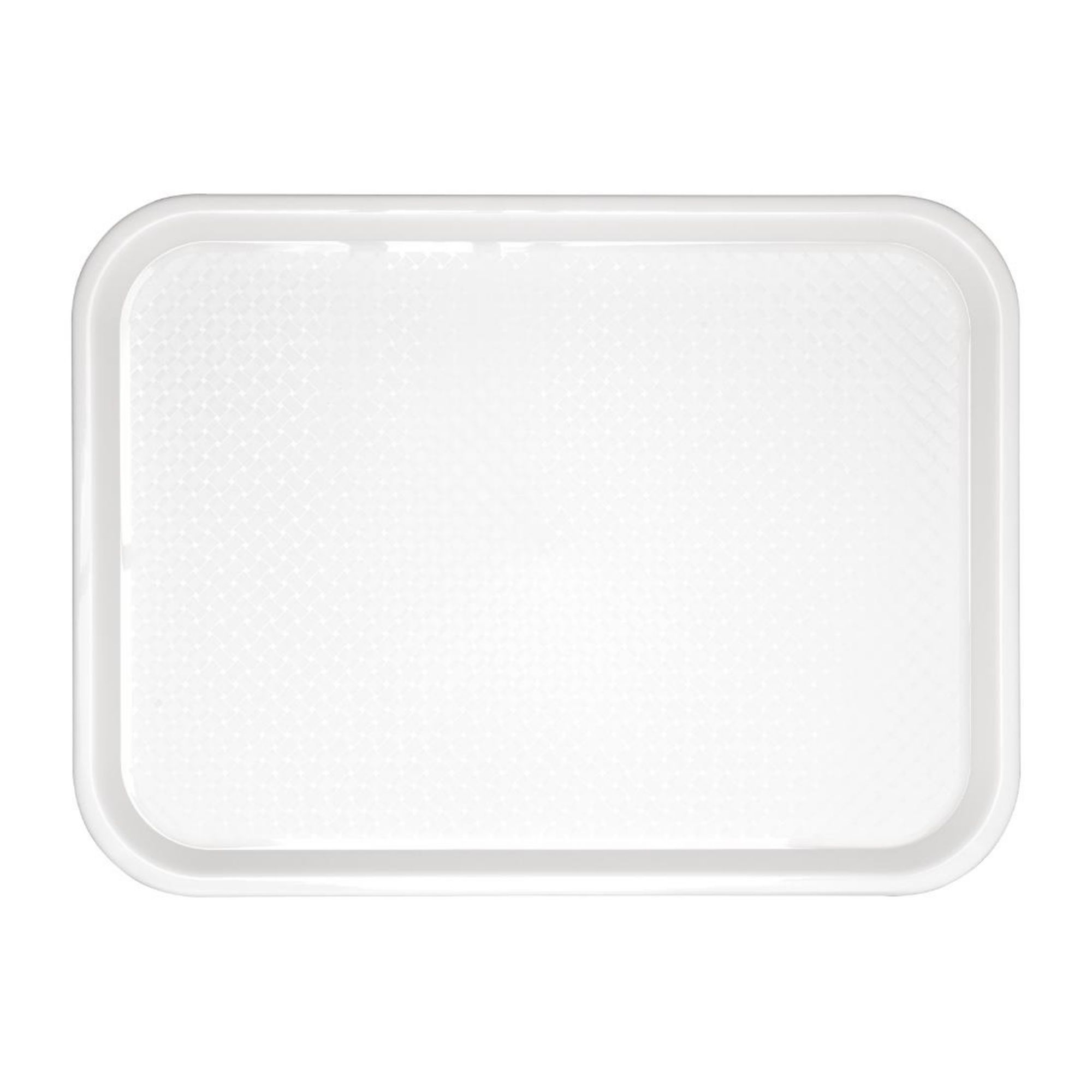 Picture of Olympia Kristallon Polypropylene Fast Food Tray White Medium 415mm - GF996