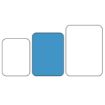 Picture of Olympia Kristallon Polypropylene Fast Food Tray White Medium 415mm - GF996