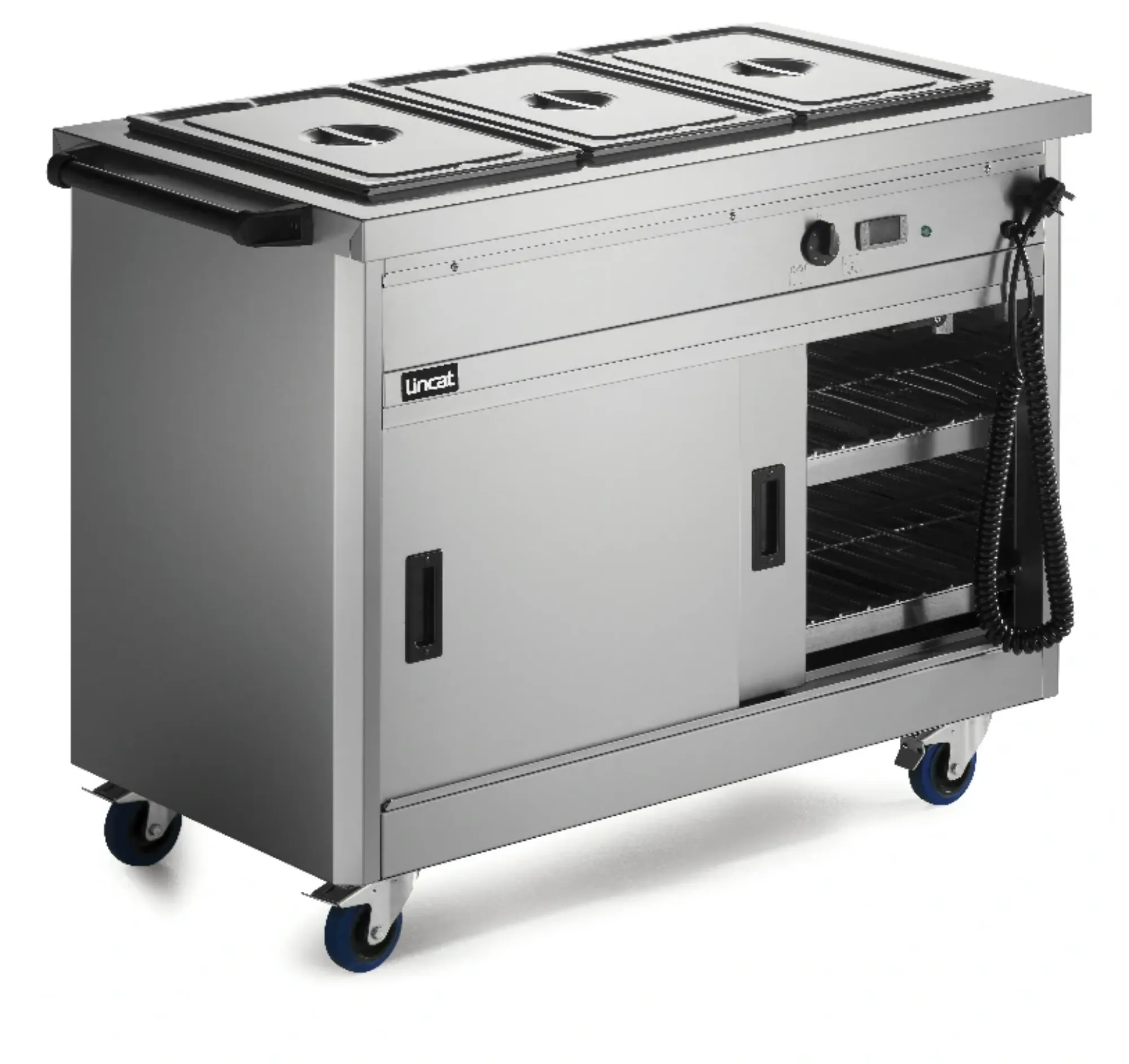 Picture of Lincat Panther 670 Series Free-standing Hot Cupboard - Bain Marie Top - 3GN - W 1205 mm - 2.8 kW - P6B3